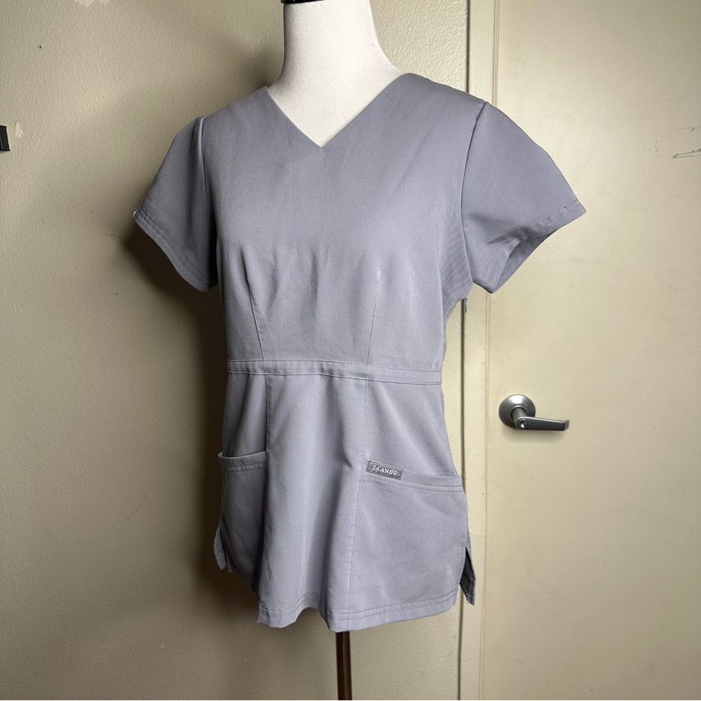 Jaanuu scrub top grey - Picture 2 of 5